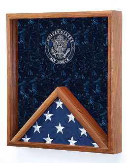 Air Force Flag Display Case - USAF Flag Case