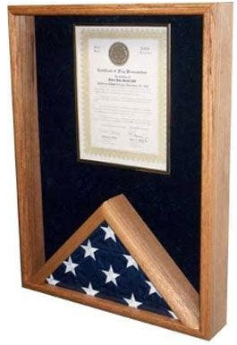 Flag and Certificate holder