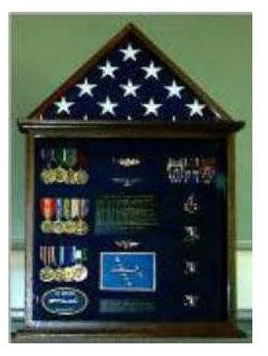 Flag Case, Flag and Badge display cases Flag and Medal Display case, Large flag and medal display cases