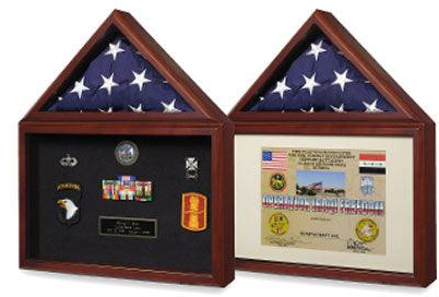 Capitol Presentation Flag Case with Display Shadow Box
